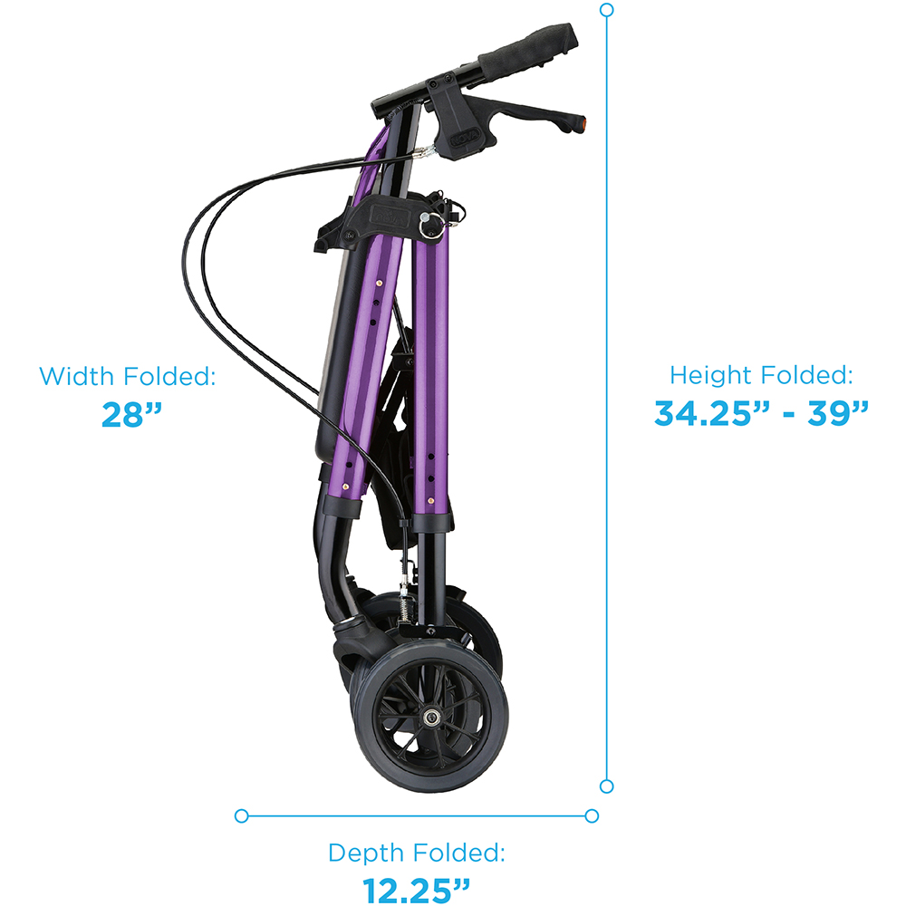STAR HD PETITE ROLLATOR PURPLE
